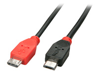 LINDY USB 2.0 Cable Type Micro-B/Micro-B OTG 2m Micro-B plug to Micro-B plug