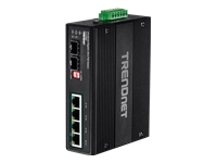 Bild von TRENDNET TI-UPG62 6-Port Gigabit Switch Ultra PoE DIN-Rail Industrial