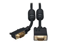 Bild von EATON TRIPPLITE VGA High-Resolution RGB Coaxial Cable HD15m/M Right-Angle Connector 6ft. 1,83m