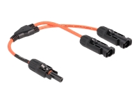 Bild von DELOCK DL4 Solar Splitter Kabel 1 x Buchse zu 2 x Stecker 30cm rot