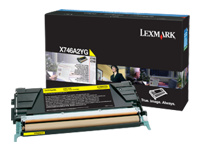 Bild von LEXMARK X746, X748 7K Toner gelb Standardkapazität 7.000 Seiten 1er-Pack