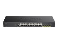 Bild von D-LINK DGS-1250-28X/E 28-Port Smart Managed Gigabit Switch 24x 1000BASE-T-Port 4x 10-Gbit Uplink-Port (SFTP+) Layer-2/Layer-3-Lite