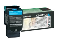 Bild von LEXMARK C540, C543, C544, X543, X544 Toner cyan Standardkapazität 1.000 Seiten 1er-Pack Rückgabe