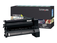 Bild von LEXMARK C782, X782e Toner gelb Standardkapazität 10.000 Seiten 1er-Pack Rückgabe