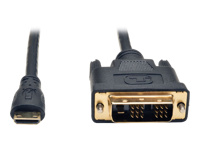 Bild von EATON TRIPPLITE Mini HDMI to DVI Adapter Cable Mini HDMI to DVI-D M/M 6ft. 1,8m