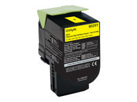 Bild von LEXMARK 802XY Toner gelb Extra hohe Kapazität 4.000 Seiten 1er-Pack return program