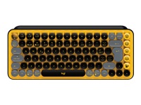 Bild von LOGITECH POP Keys Wireless Mechanical Keyboard With Emoji Keys - BLAST YELLOW - (PT)