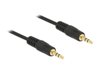 Bild von DELOCK Kabel Klinke 3 Pin 3,5mm Stecker > Stecker  2,0m schwarz