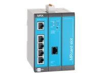 Bild von INSYS icom MRX3 DSL-B modularer VDSL-/ADSL-Router Annex J/B VPN VDSL2 ADSL/2/2+ 2xdig.Ein 5xEthernet 10/100BT MRcard-Slots 1xfrei