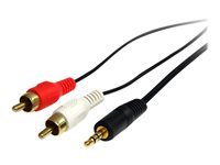 Bild von STARTECH.COM 90cm 3,5mm Klinke auf Cinch Audiokabel - St/St - Klinken/RCA Kabel