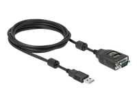 Bild von DELOCK Adapter USB 2.0 Typ-A zu Seriell RS-232 D-Sub 9 Pin 2,5kV Galvanische Isolation 2m