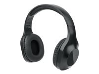 Bild von MANHATTAN Sound Science Bluetooth Over-Ear Headset Bluetooth 5.0 EDR omnidirektionales Mikrofon integrierte Bedienelemente schwarz