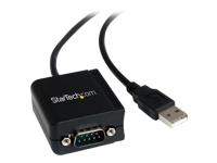 Bild von STARTECH.COM FTDI USB 2.0 auf Seriell Adapter - USB zu RS232 / DB9 Schnittstellen Konverter (COM) - Stecker / Stecker 1,8m
