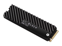 Bild von WD Black SSD SN750 Gaming 2TB PCIe Gen3 8Gb/s M.2 High-Performance NVMe SSD Bulk mit Kühlkörper