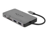 Bild von DELOCK USB Type-C Dockingstation 4K - HDMI / VGA / USB 3.1 / SD / LAN / PD 3.0