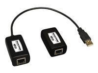 Bild von EATON TRIPPLITE 1-Port USB over Cat5/Cat6 Extender Transmitter and Receiver up to 150ft. 45,72m TAA