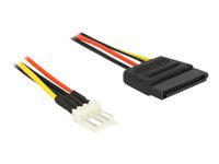 Bild von DELOCK Kabel Power SATA 15 Pin Stecker > Floppy 4 Pin Stecker 24 cm