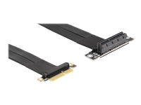 Bild von DELOCK Riser Karte PCI Express x4 Stecker zu x4 Slot 90 gewinkelt mit Kabel 60cm