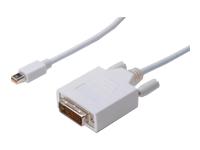 Bild von ASSMANN DisplayPort Adapterkabel mini DP - DVI(24+1) St/St 2,0m DP 1.1a kompatibel CE we