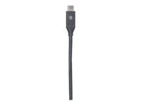 Bild von MANHATTAN USB-C 3.1 Gen2 Kabel Typ C-Stecker / Typ C-Stecker 1 m schwarz