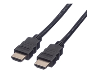 Bild von ROLINE HDMI High Speed Kabel mit Ethernet TPE schwarz 1.5m