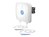 QUWIRELESS Tri-Band 2.4/5/7 GHz WiFi 6E/7 8x8 MIMO Sector Panel RP-SMA Wall/Mast Antenna