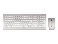 Bild von CHERRY DW 8000 Keyboard and Mouse Set silver/white USB (DE)