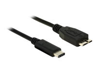 Bild von DELOCK Kabel USB 3.1 Gen 2 USB Type-C Stecker > USB Micro-B Stecker 1,0 m schwarz