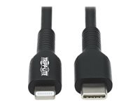 Bild von EATON TRIPPLITE USB-C to Lightning Sync/Charge Cable M/M MFi Certified Black 1m 3,3 ft.