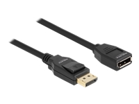 Bild von DELOCK DisplayPort 1.2 Verlängerungskabel 4K 60Hz 3m