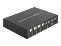 Bild von DELOCK KVM 4in1 Multiview Switch 4x HDMI mit USB 2.0