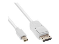 Bild von INLINE Mini DisplayPort zu DisplayPort Kabel weiss 1,5m