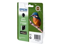 Bild von EPSON T1598 Tinte matt schwarz Standardkapazität 1-pack blister ohne Alarm Stylus Foto R2000