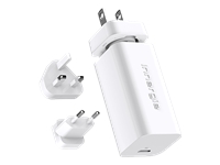 INNERGIE Powergear 60C Le plus petit adaptateur secteur 60W Cable USB/C- 1.5m Embouts de voyage UE.UK et US inclus