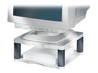 FELLOWES premium monitor riser - platinum white/gray