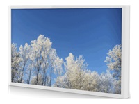 HI-ND EASY Mounting kit casing for flat panel landscape metal white screen size 50inch wall-mountable