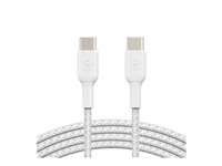 BELKIN BOOST CHARGE USB-C to USB-C Cable Braided 2m White