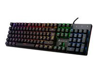VERBATIM SUREFIRE KINGPIN M2 MECHANICAL MULTIMEDIA RGB GAMING KEYBOARD AZERTY FRENCH WCF (P)