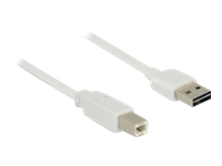 Bild von DELOCK Kabel EASY-USB 2.0 Typ-A Stecker > USB 2.0 Typ-B Stecker 1 m weiss