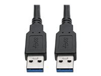 Bild von EATON TRIPPLITE USB 3.0 SuperSpeed A/A Cable for Tripp Lite USB 3.0 All-in-One Keystone/Panel Mount Couplers M/M Black 6ft. 1,83m