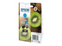 EPSON KIWI 202 CYAN XL SINGLE - Musteet, paperit ja väripatruunat - 8715946646329 - 1