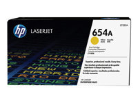 Bild von HP 654A Original Toner gelb Standardkapazität 15.000 Seiten 1er-Pack