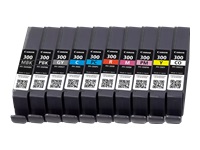 Bild von CANON PFI-300 10 ink Multi Pack MBK/PBK/C/M/Y/PC/PM/R/GY/CO