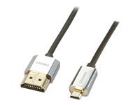 Bild von LINDY Slim HDMI High Speed A/D Kabel, 1m mit Ethernet