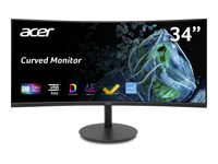 ACER Vero CB342CURJ0bmiiprzx 34p UWQHD VA 120Hz 21:9 Black HDMI USB3.0 Garantie 3 ans Standard/EMEA Commercial 3yr RA