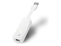 TP-LINK USB 3.0 to Gigabit Ethernet Adapter, 1 port USB 3.0 connector and 1 port Ethernet port