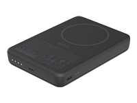 BELKIN BOOSTCHARGE 10k 7.5w Slim Magnetic Powerbank wit Magcessory Black