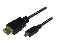 Bild von STARTECH.COM High-Speed-HDMI-Kabel mit Ethernet - HDMI a auf HDMI-Micro d 3m Adapterkabel (Stecker/Stecker)