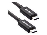 Bild von STARTECH.COM 50cm Thunderbolt 3 (20Gbit/s) USB-C Kabel - Thunderbolt, USB und DisplayPort kompatibel