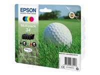 EPSON MULTIPACK 4-COLOURS 34 - Musteet, paperit ja väripatruunat - 8715946632117 - 1